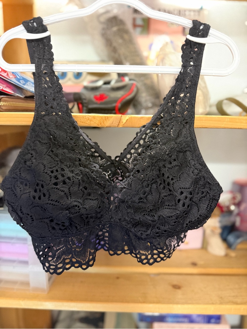 Aerie Black Lace Bralette - Women Intimates & Sleepwear